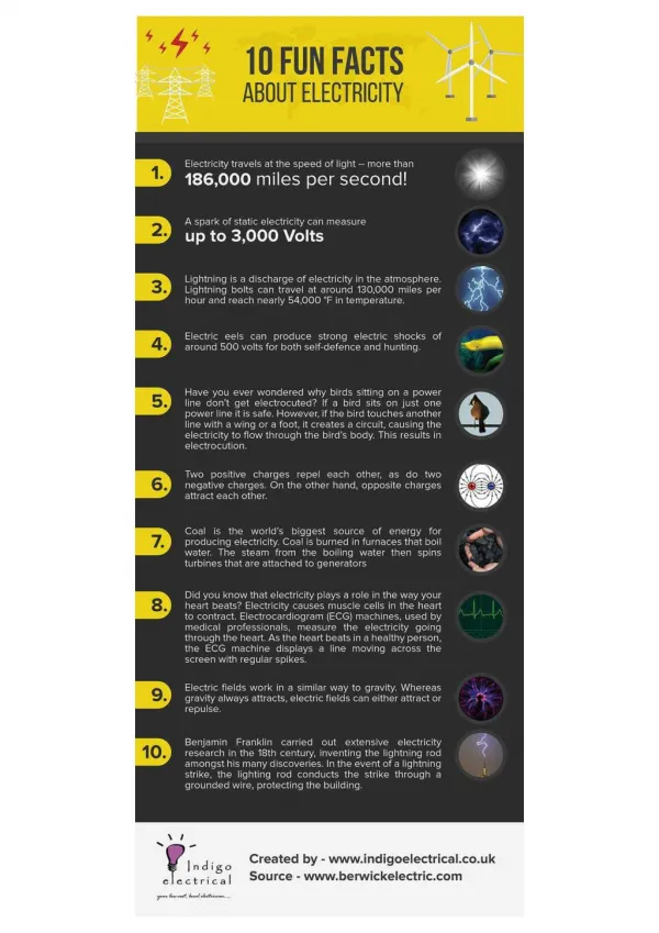 10 Fun Facts About Electricity