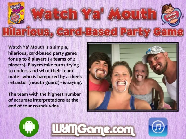 Watch Ya' Mouth - Hilarious, Card-Based Party Game