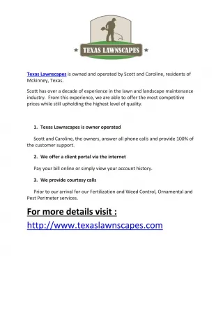 Mckinney Landscaping Services