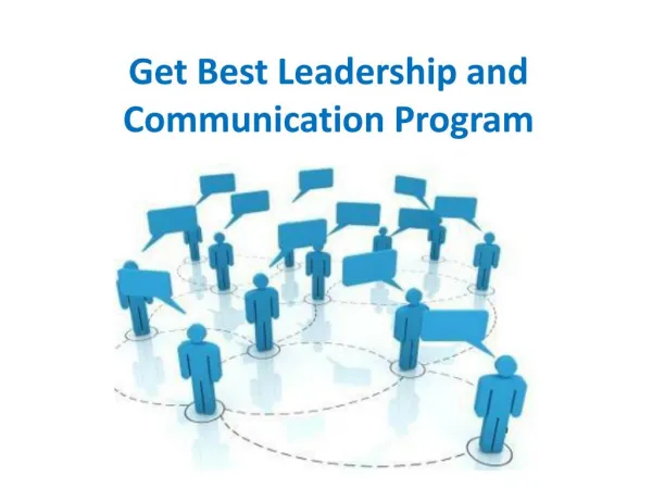 Get Best Leadership and Communications Programs