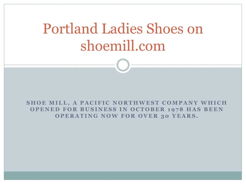 portland ladies shoes on shoemill com