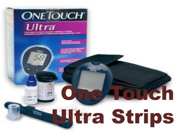 Offer Latest One Touch Ultra Strips