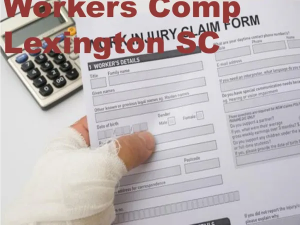 Find About Workers Comp Lexington SC