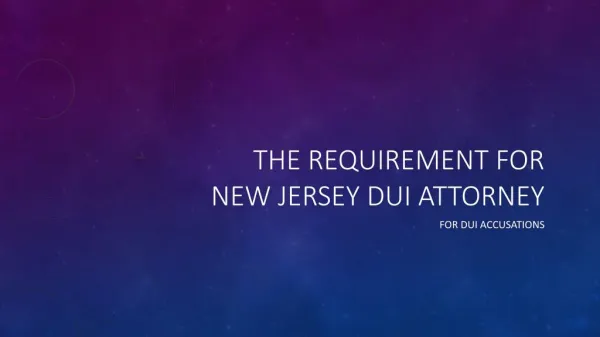 If Im Convicted Of DWI In New Jersey Will I Have A Criminal Record