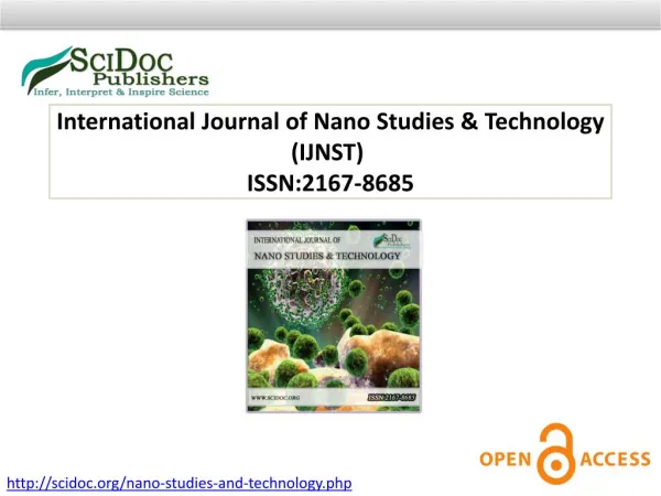 International Journal of Nano Studies & Technology ISSN:2167-8685