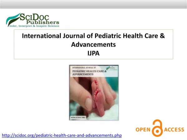International Journal of Pediatric Health Care & Advancements