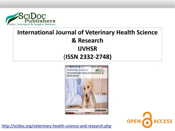 International Journal of Veterinary Health Science & Research ISSN 2332-2748