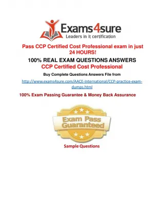 CCP Practice Test - slide 1