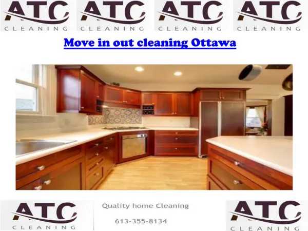 Move in out cleaning Ottawa