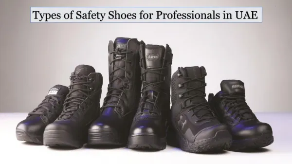 Industrial Safety Shoes in Dubai