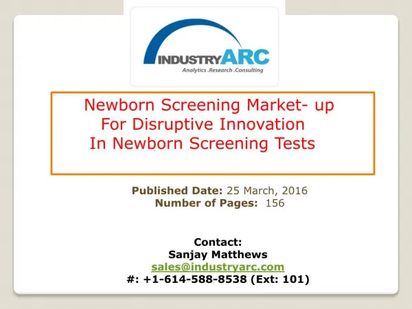 Prenatal Testing and Newborn Screening Market- rising awareness of importance of baby test