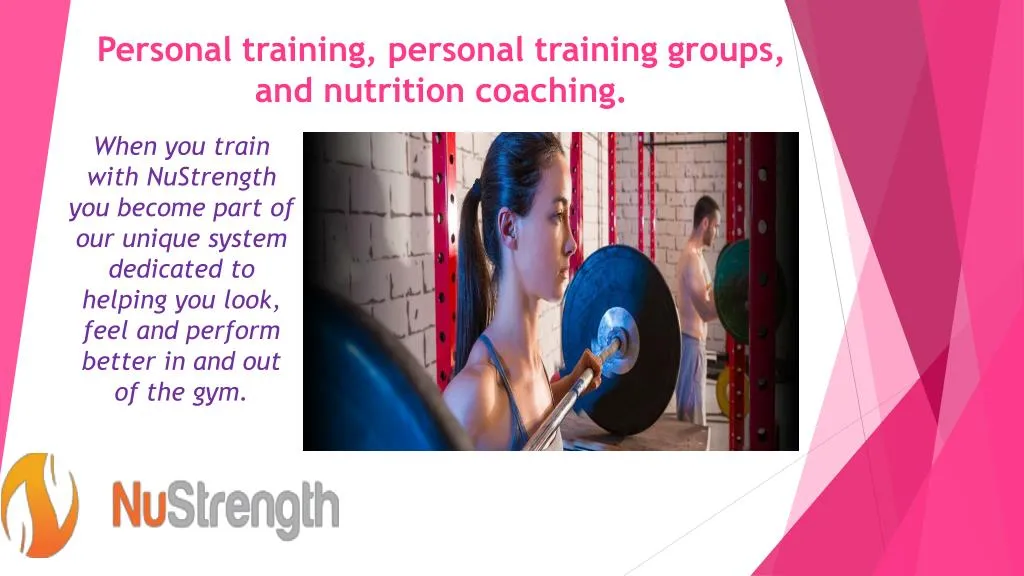 personal training personal training groups and nutrition coaching