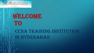 CCNA Training, Networking Courses Hyderabad, Cisco Certified - GolarsNetworks - slide 1