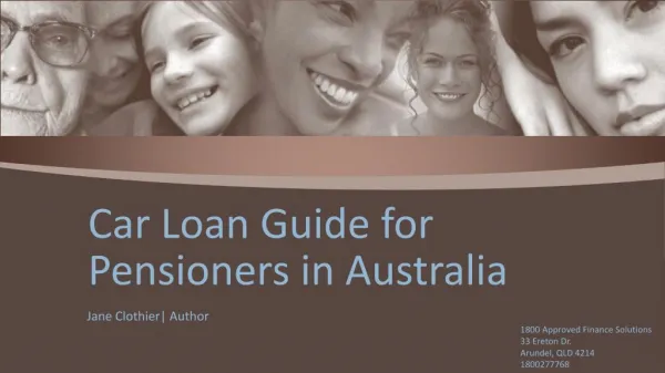 Car Loan Guide for Pensioners in Australia