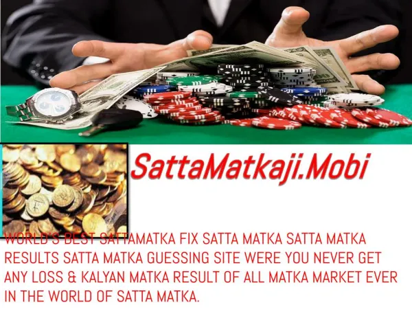 SattaMatkaji Suggest How to Get Success In Playing Matka