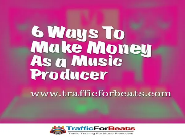 This Is How Music Producers Can Make Money