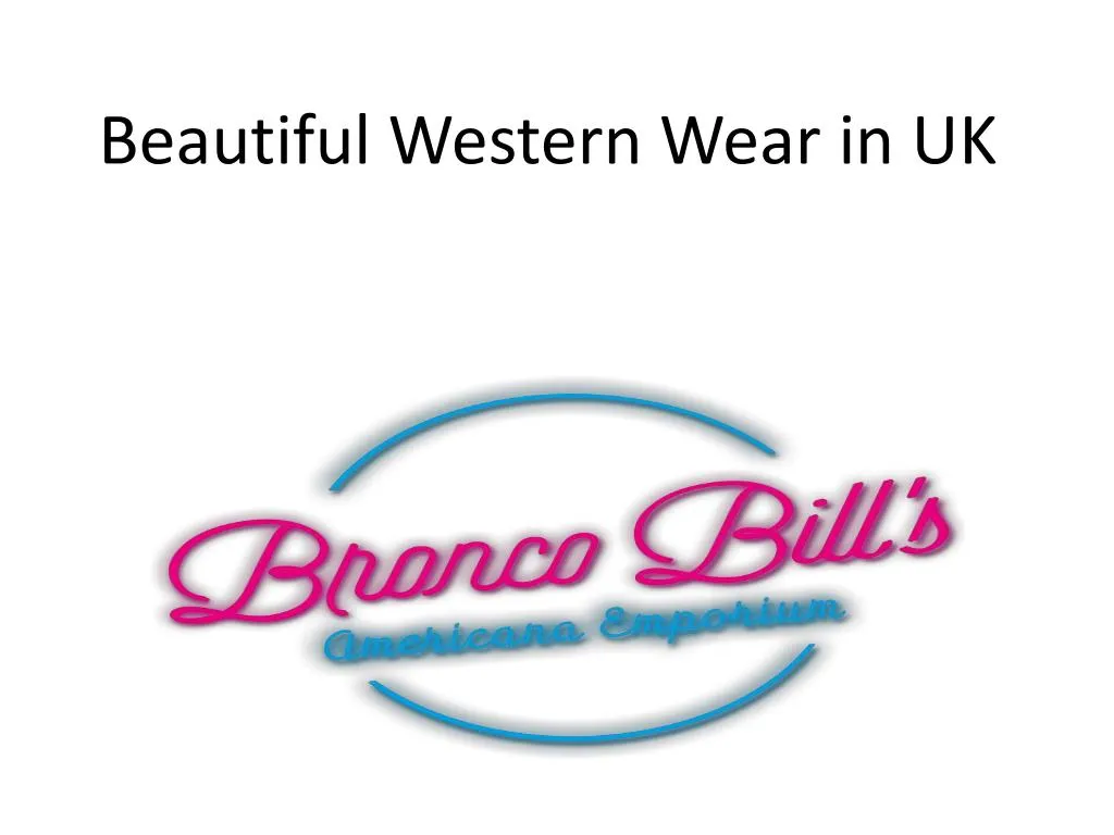 b eautiful western wear in uk