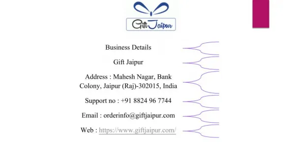 Gift Jaipur Offers Online Cake Delivery in Bhilwara and Other Cities of Rajasthan