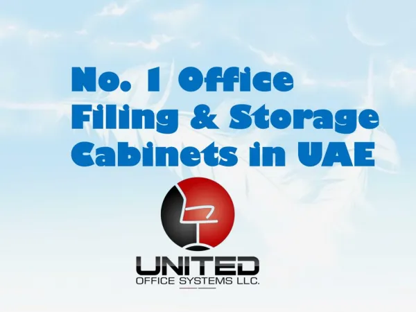 No. 1 Office Filing & Storage Cabinets in UAE