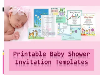 Printable Baby Shower Invitation Templates