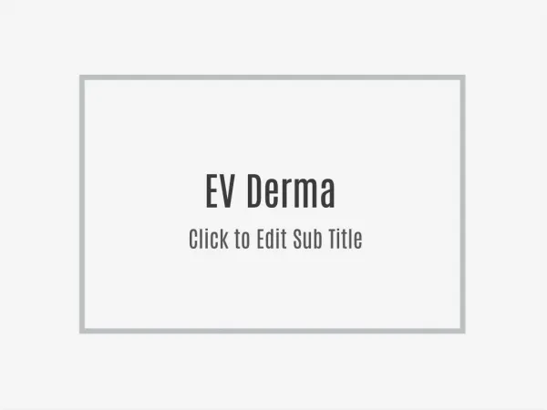 EV Derma