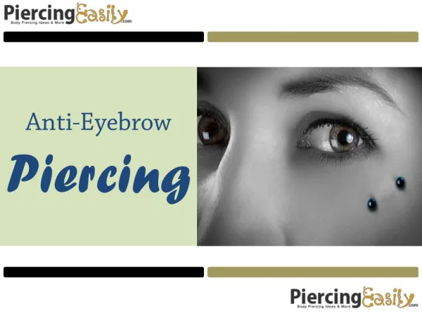 Anti-Eyebrow Piercing Jewelry Ideas - Piercing Easily