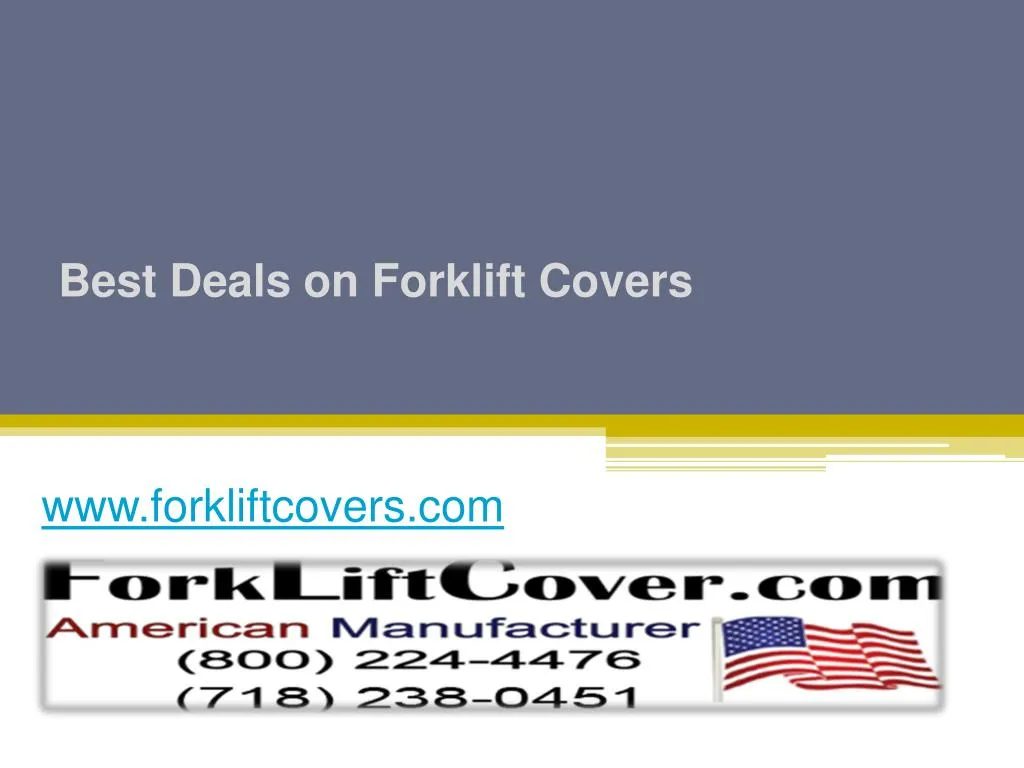 best deals on forklift covers