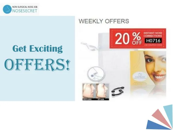 Get Exciting Offers - Non-surgical Nose Job