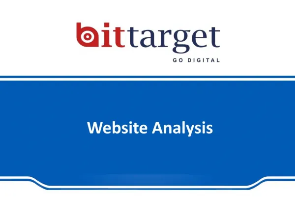 Website Analysis Services in Noida| Bittarget
