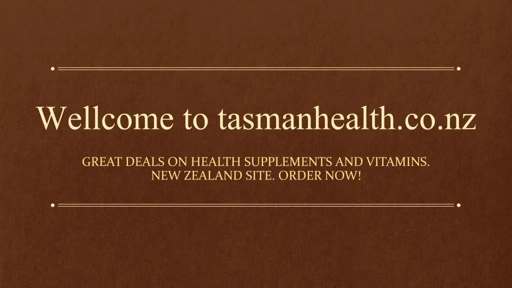 wellcome to tasmanhealth co nz