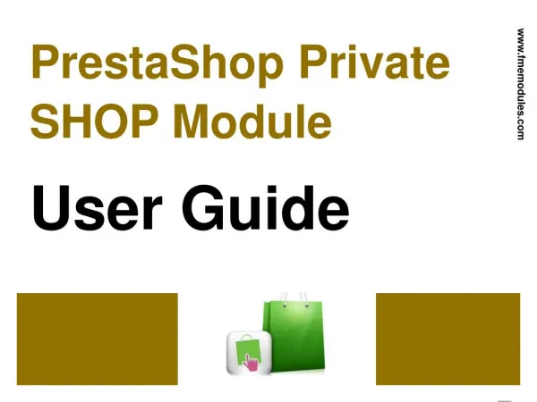 PrestaShop Hide Shop Module