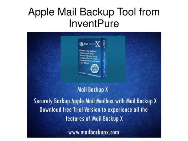 Apple Mail Backup Tool
