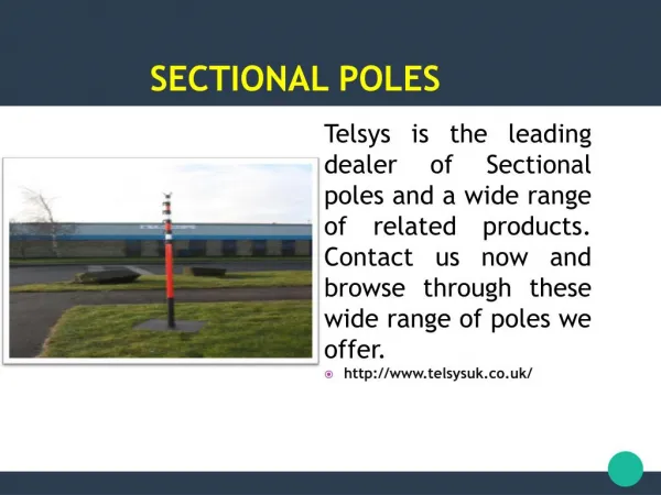 Sectional poles