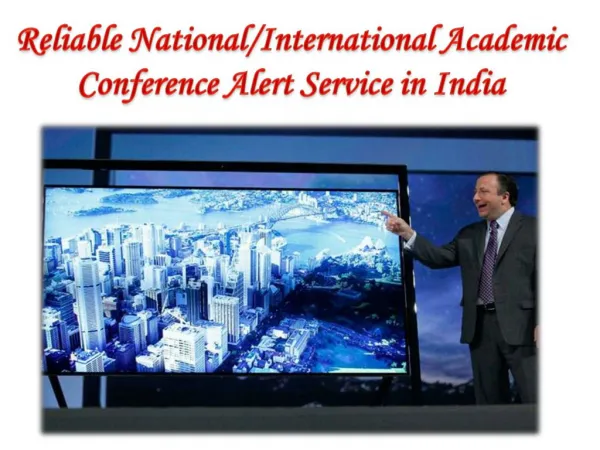 Reliable national international academic conference alert service in india