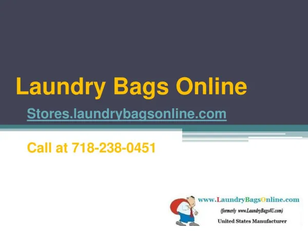 Buy Laundry Bags Online - Stores.laundrybagsonline.com