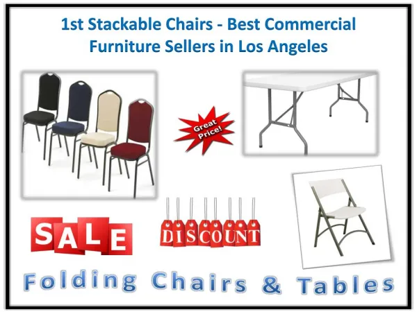 1st Stackable Chairs - Best Commercial Furniture Sellers in Los Angeles