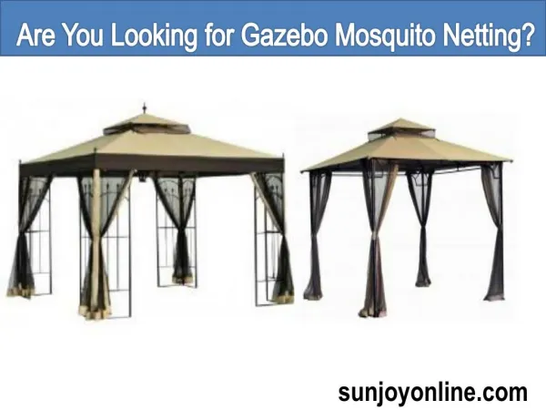 Are You Looking for Gazebo Mosquito Netting?