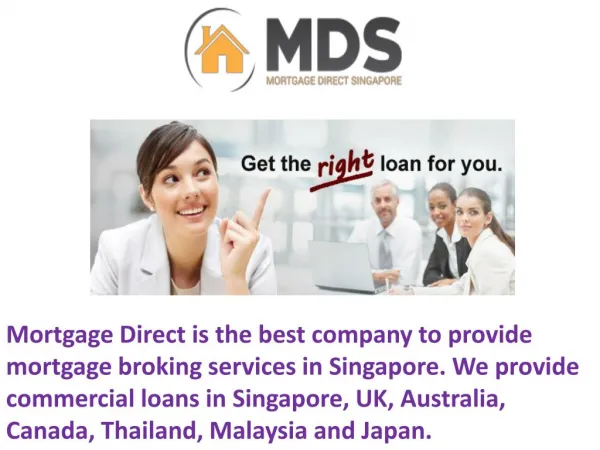 Mortgage Direct Loan Services in Singapore