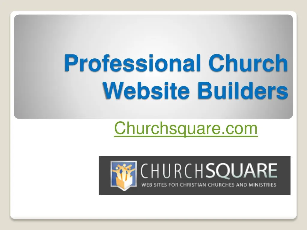 professional church website builders