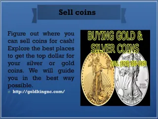 Sell coins - slide 1