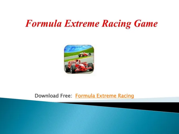 Formula Extreme Racing