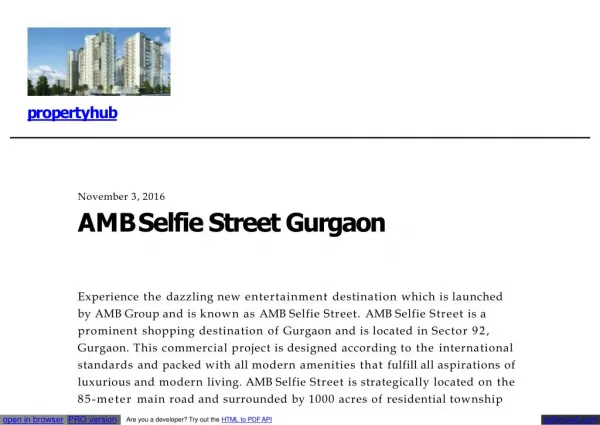 amb selfie street sector 92 gurgaon