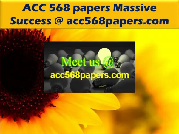 ACC 568 papers Massive Success @ acc568papers.com