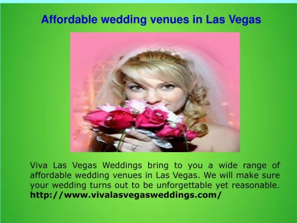 Vegas Chapel Weddings