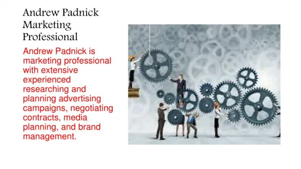 Andrew Padnick Marketing Professional