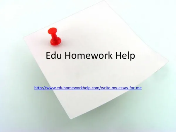 Homework Help for the Students