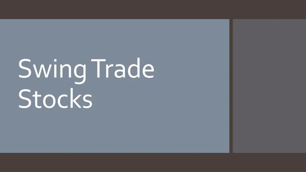 swing trade stocks