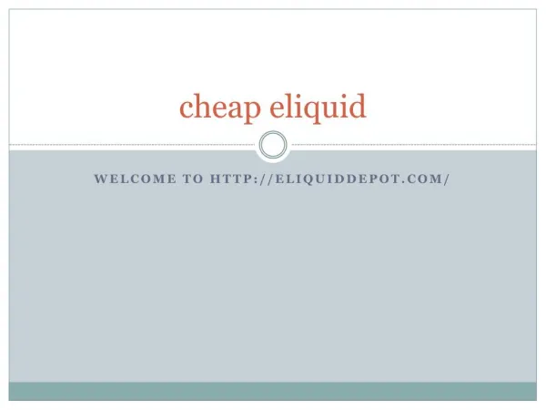 cheap eliquid