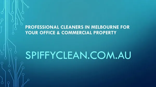 medical centre cleaning Melbourne