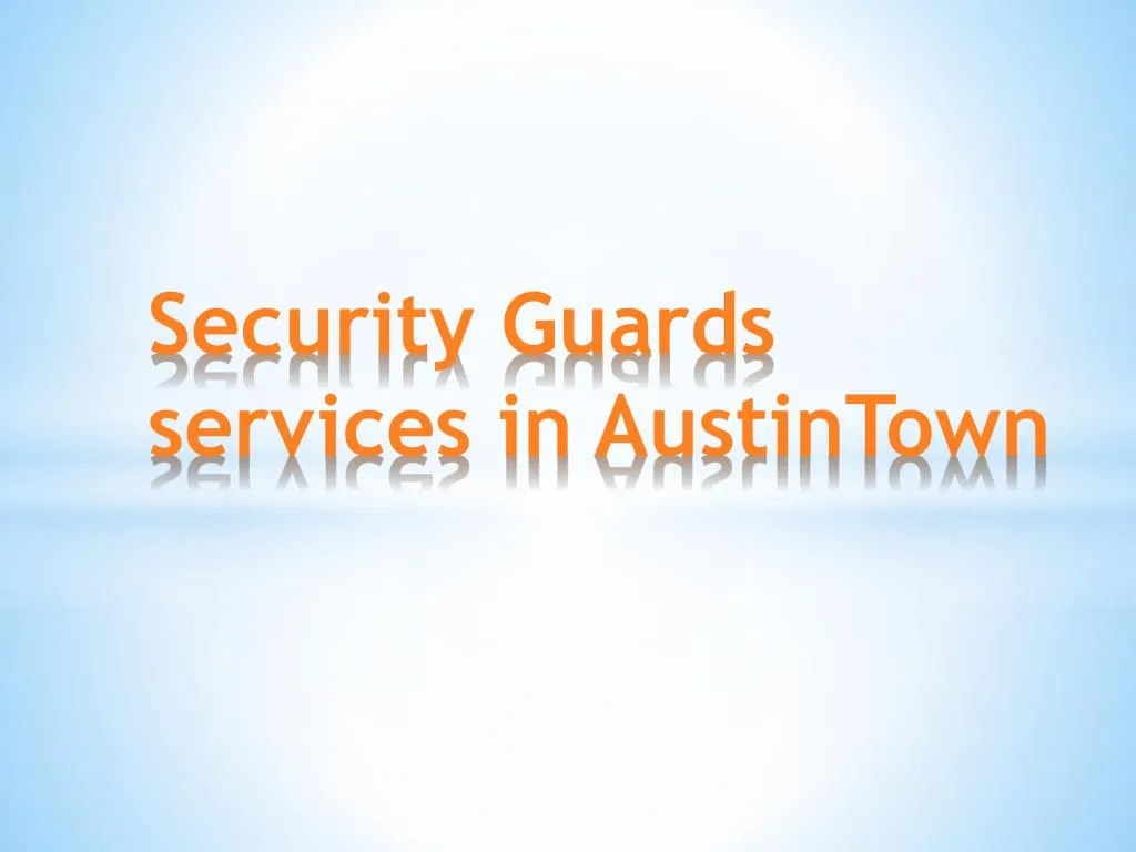 security guards services in austintown